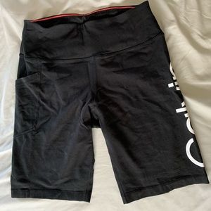 CK biker shorts